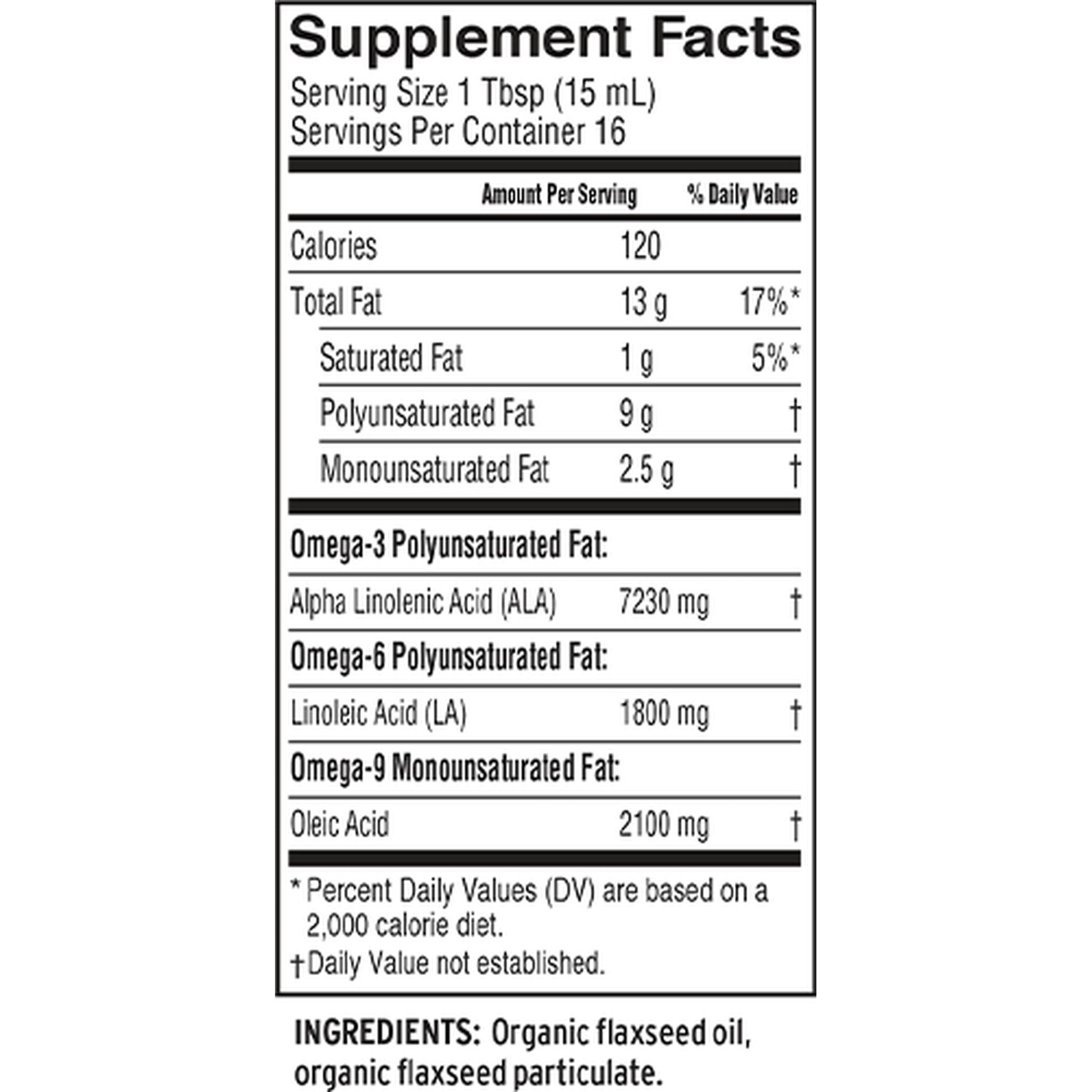 Barlean's Lignan Flax Oil 8oz