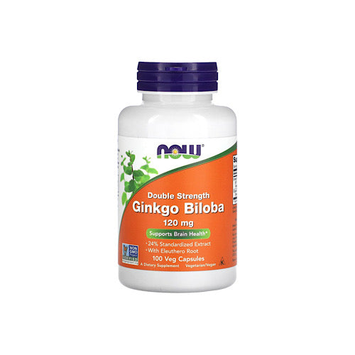 Now Foods, Ginkgo Biloba 120 mg, 100 Veg Capsules