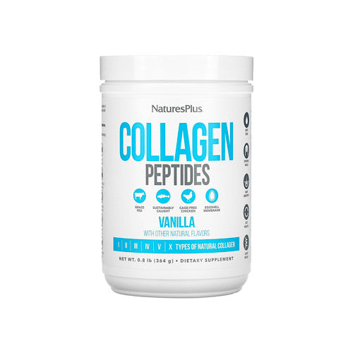 Natures Plus, Collagen Peptides, Vanilla , 0.8 lb