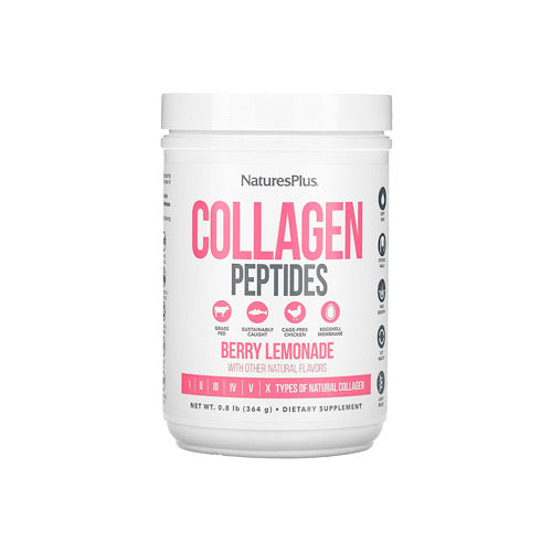 Natures Plus, Collagen Peptides, Berry Lemonade, 0.8 lbs