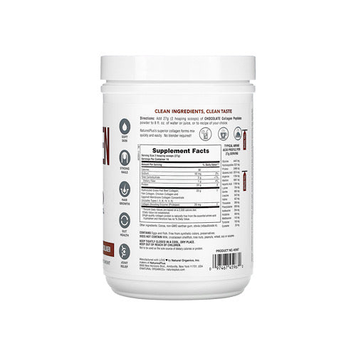 Natures Plus, Collagen Peptides, Chocolate, 0.83 lb