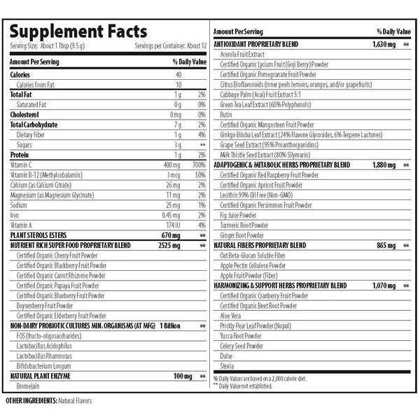 MacroLife Naturals Miracle Reds Superfood, 60 Servings