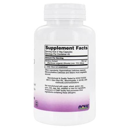 Now Foods, Bamboo Silica Beauty, 90 Veg Capsules