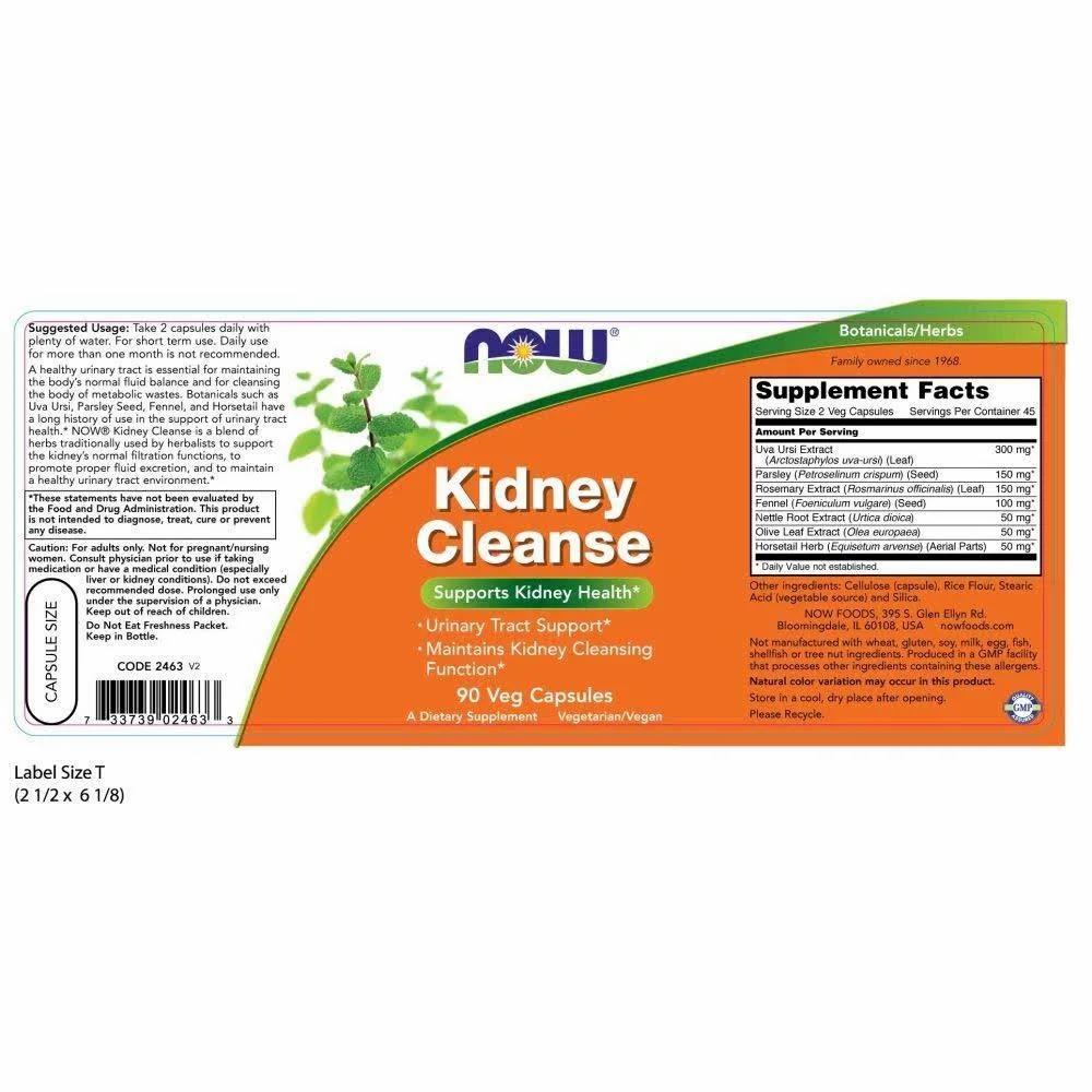 Now Foods, Kidney Cleanse, 90 Veg Capsules