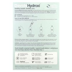 Davids, Fresh Breath Mouthwash Refill Kit, Alcohol Free, Natural Fresh Mint, 2 Piece Kit