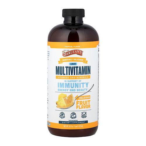 Barlean's, Seriously Delicious®, Liquid Multivitamin, Tropical, 16 fl oz