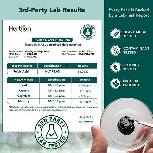 Herbion Naturals Himalayan Shilajit Resin, 100% Pure, 1oz