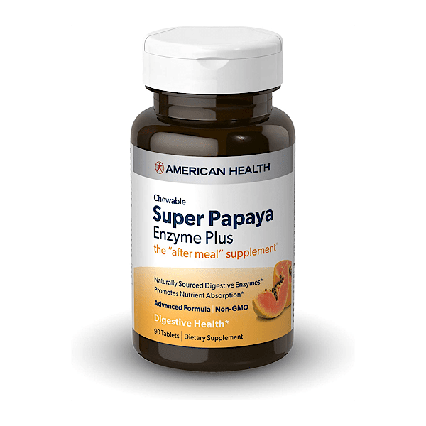 American Health, Super Papaya Enzyme Plus, Tablets