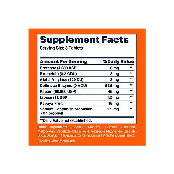 American Health, Super Papaya Enzyme Plus, Tablets