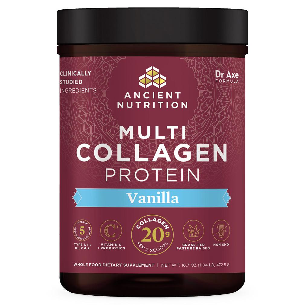 Ancient Nutrition Multi Collagen Protein Powder, Vanilla Flavor - 9 oz