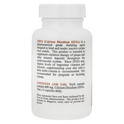 Arizona Natural EDTA 600mg, Chelation Formula, 100 Capsules