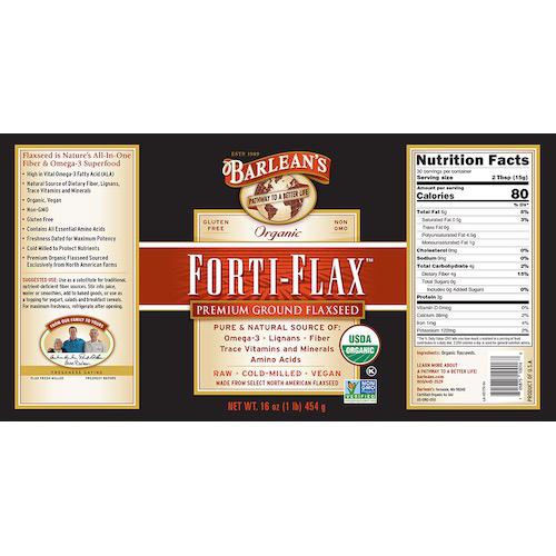 Barlean's Forti-Flax, Organic, 16 oz