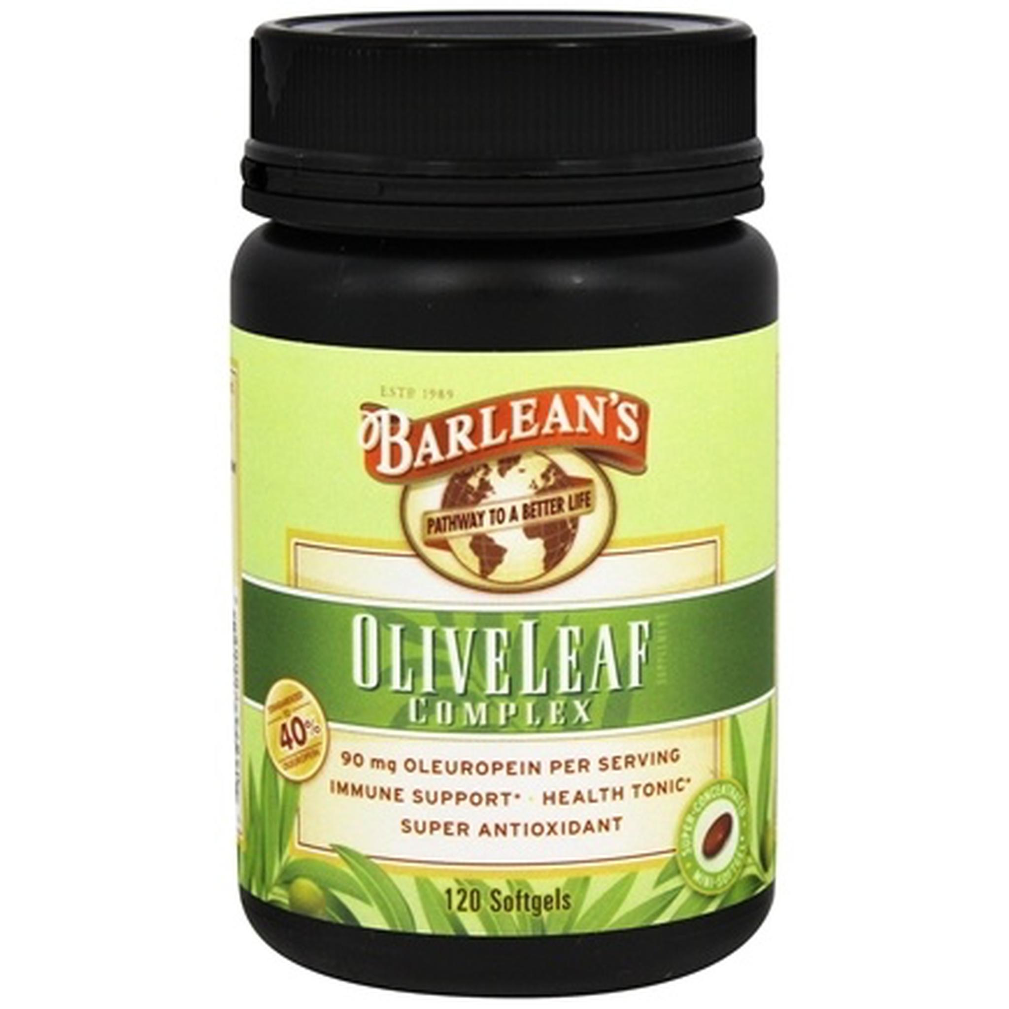 Barlean's Olive Leaf Complex, 120 Softgels