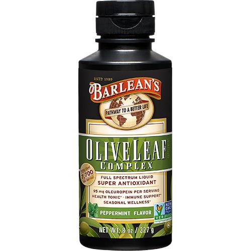 Barlean's Olive Leaf Complex, Peppermint Flavor, 8 oz