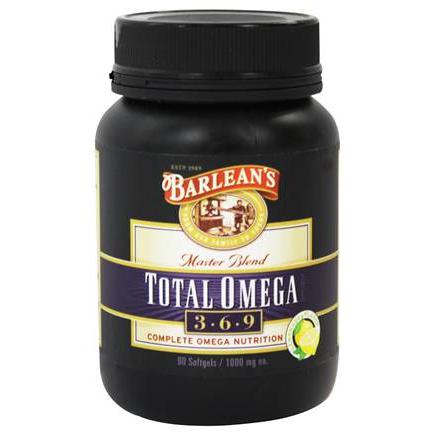 Barlean's Total Omega 3-6-9 90 Softgels