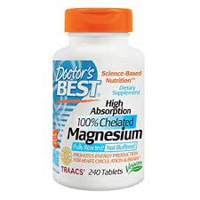 Doctor’s Best High Absorption 100% Chelated Magnesium