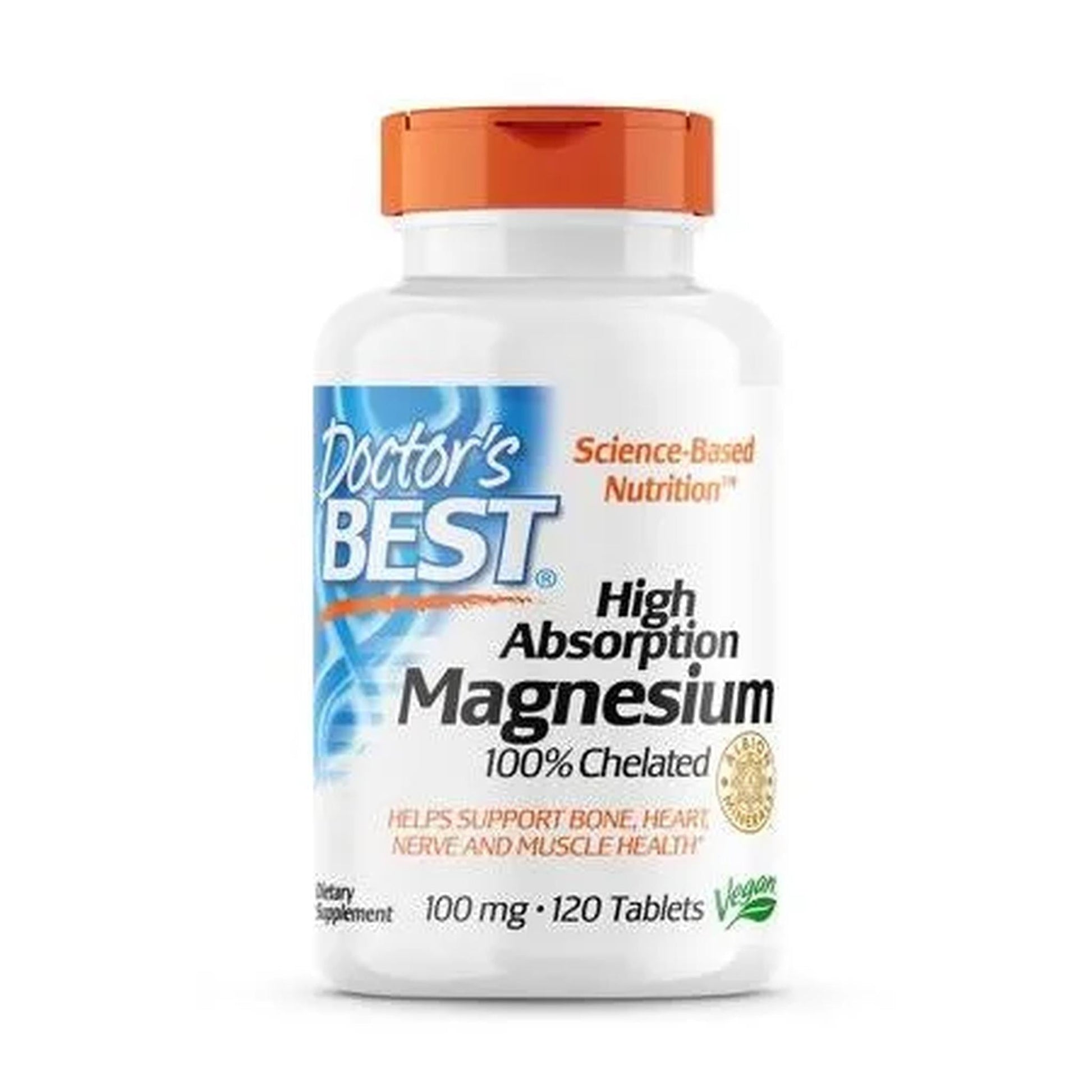 Doctor’s Best High Absorption 100% Chelated Magnesium