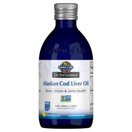 Dr Formulated Alaskan Cod Liver Oil, Lemon, 13.52 fl oz