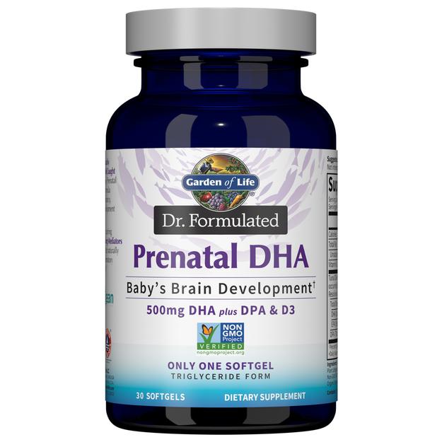 Dr. Formulated Prenatal DHA 500 mg, 30 Softgels