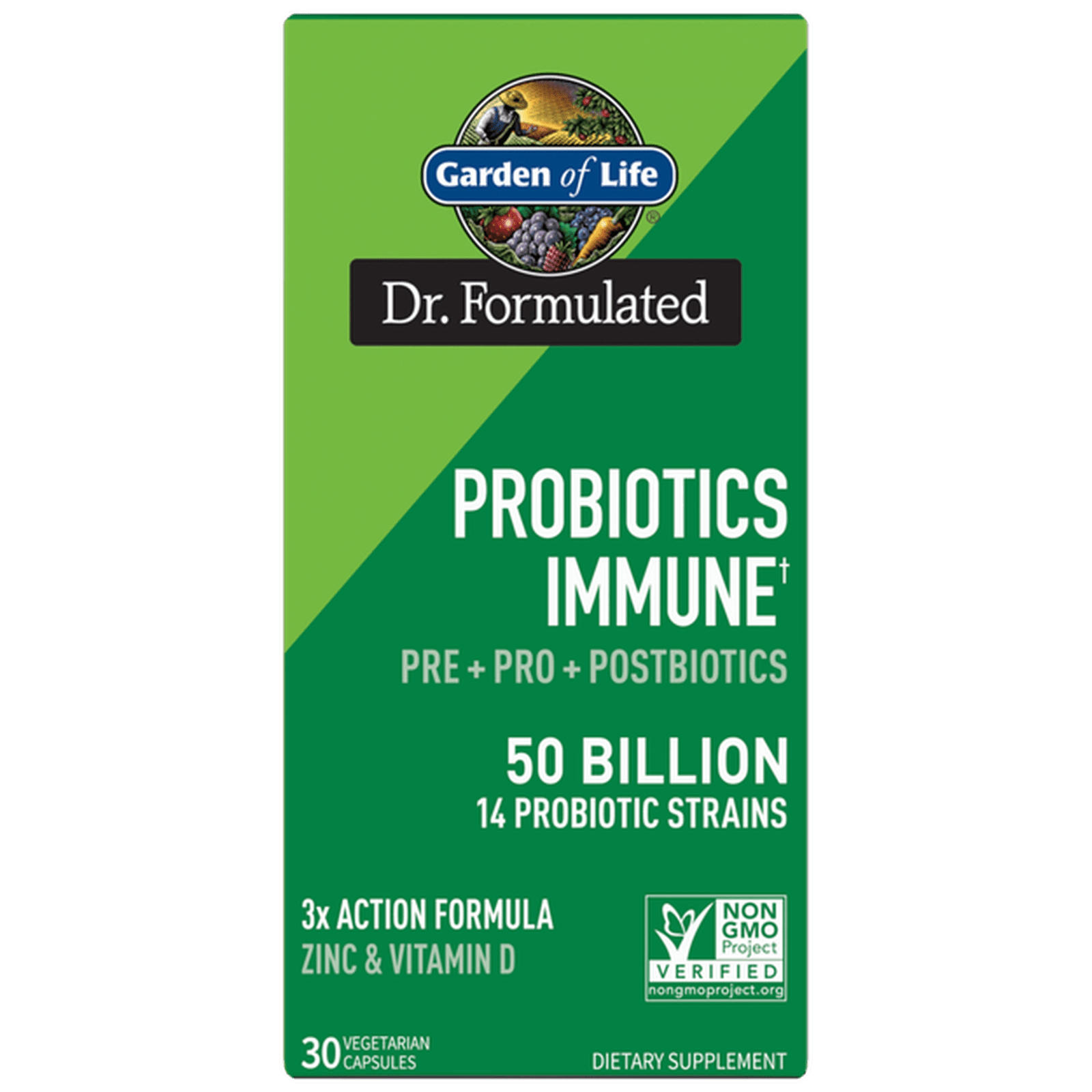 Dr. Formulated Probiotics Immune 50 Billion, 30 capsules