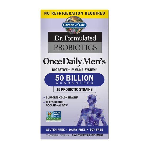 Dr. Formulated Probiotics Once Daily Men's 50 Billion CFU - 30 Veg Capsules.