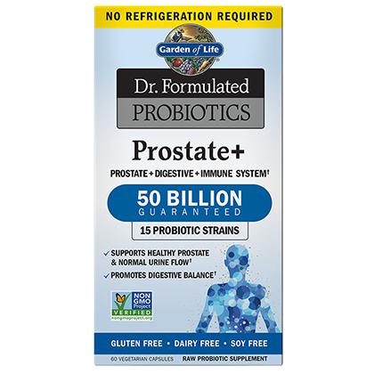 Dr. Formulated Probiotics Prostate+ 50 Billion CFU, Shelf Stable, 60 Veg Capsules