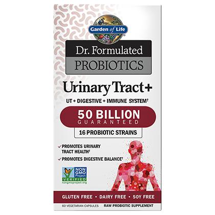 Dr. Formulated Probiotics Urinary Tract+ 50 Billion CFU, 60 Veg Capsules