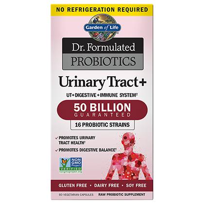 Dr. Formulated Probiotics Urinary Tract+ 50 Billion CFU, Shelf Stable,60 Capsules