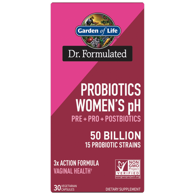 Dr. Formulated Probiotics Women's pH 50 Billion, 30 Capsules