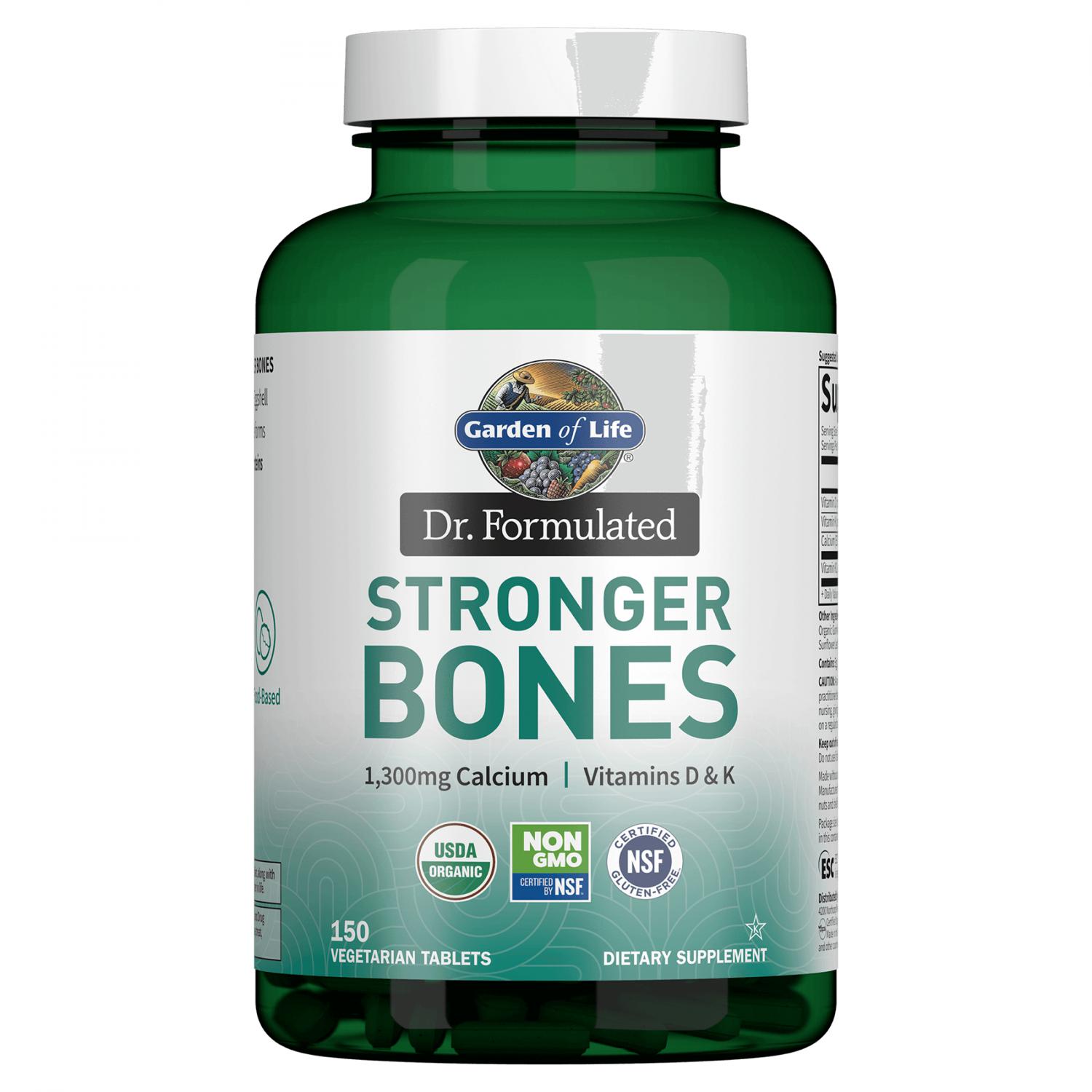 Dr. Formulated Stronger Bones 1300 mg Calcium, 150 Veg Tablets