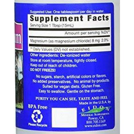 Eidon Ionic Minerals Magnesium, 18 fl oz