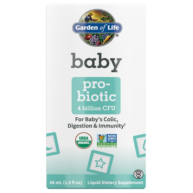 Garden of Life BABY Probiotic 4 Billion CFU Liquid, 1.9 fl oz