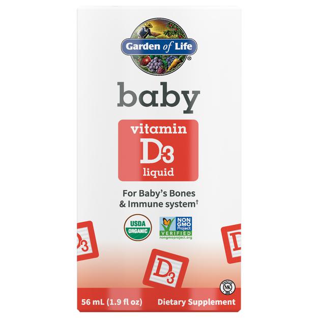 Garden of Life BABY Vitamin D3 Liquid, 1.9 fl oz