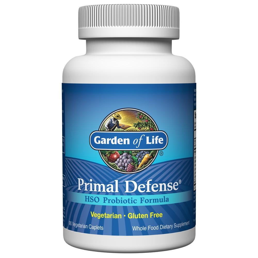 Garden of Life Primal Defense, HSO Probiotic Formula, 90 Veg Caplets