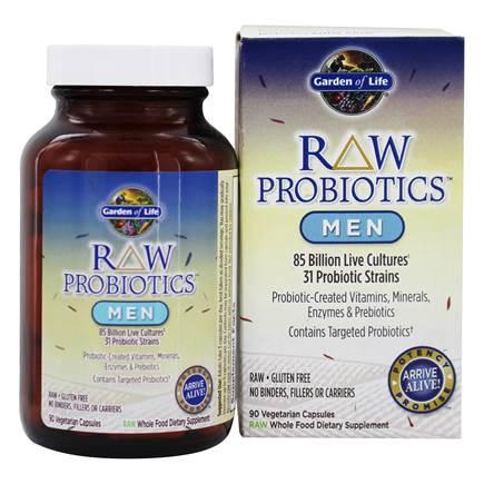 Garden of Life RAW Probiotics Men 85 Billion CFU - 90 Veg Capsules