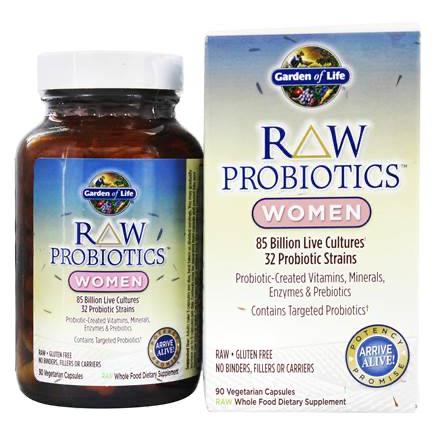 Garden of Life RAW Probiotics Women 85 Billion CFU - 90 Veg Capsules