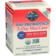 Garden of Life Raw Probiotics 5-Day Max Care - 2.4 oz Powder