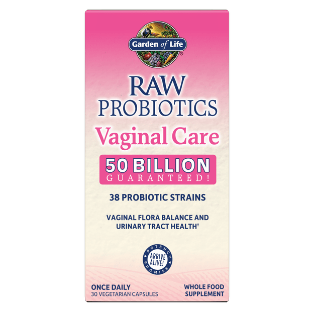 Garden of Life Raw Probiotics Vaginal Care 50 Billion CFU - 30 Veg Capsules