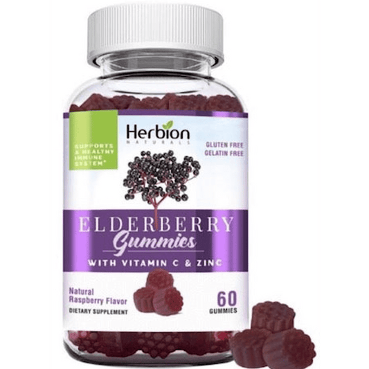 Herbion Naturals Elderberry Gummies, 60 Gummies