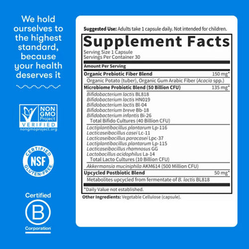 Dr. Formulated Probiotics Microbiome Bal 50Bill, 30 VC