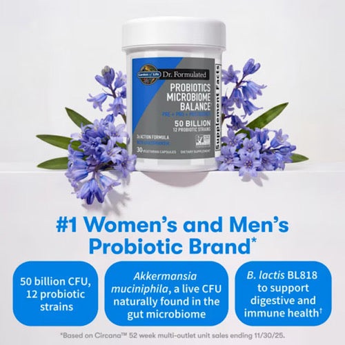 Dr. Formulated Probiotics Microbiome Bal 50Bill, 30 VC