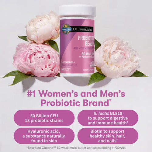 Dr. Formulated Probiotics Beauty 50Bill, 60 Caps