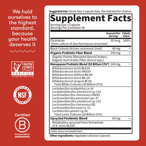 Dr. Formulated Probiotics Menopause, 30 Caps