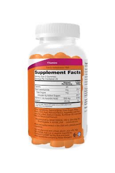 Now Foods, Vitamin C Gummies 125 mg, 90 Gummies