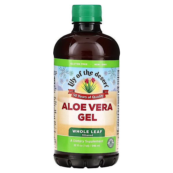 Aloe Vera Gel, Whole Leaf Filtered, 32 fl oz