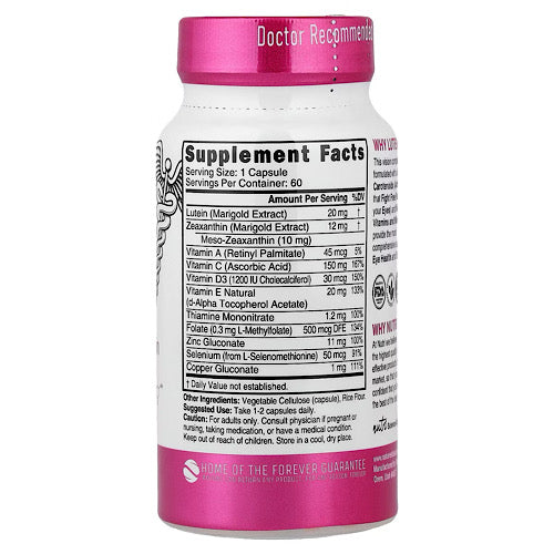 Nutri, Lutein & Zeaxanthin+, 60 Vegan Capsules