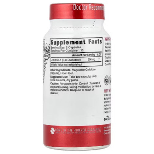 Nutri, Urolithin A NAD+ Boost, 500mg, 30 Vegan Capsules