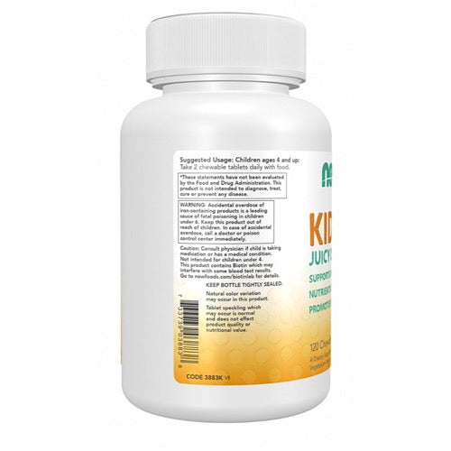 Now Foods, Kid Vits Orange Splash, 120 Chewables