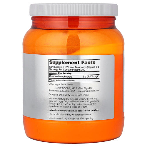 NOW Foods
Sports, Creatine Monohydrate, 2.2 lbs