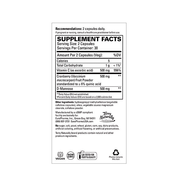 Terry Naturally, Urinary Tract Intensive Support, 60 Caps